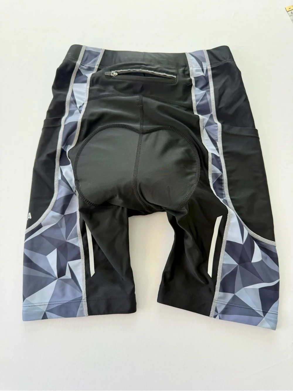 Men's Black Padded Athletic Cycling Shorts